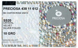 PRECIOSA Rose VIVA12 ss20 crystal S Vel factory pack