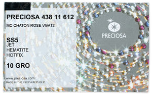 PRECIOSA Rose VIVA12 ss5 jet HF Hem factory pack