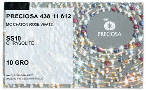 PRECIOSA Rose VIVA12 ss10 chrysol S AB factory pack