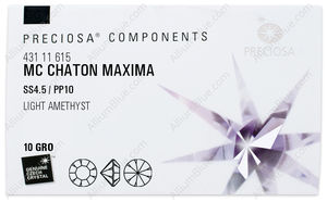 PRECIOSA Chaton MAXIMA ss4.5/pp10 lt.ameth DF factory pack