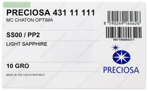 PRECIOSA Chaton MAXIMA pp2 lt.sapph DF factory pack