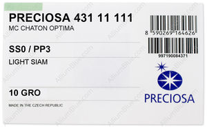 PRECIOSA Chaton MAXIMA pp3 lt.siam DF factory pack