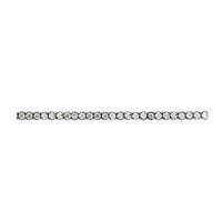 Swarovski Flat Back Banding (55001), Silver Plated Casing, With Stones in SS20 - Colors